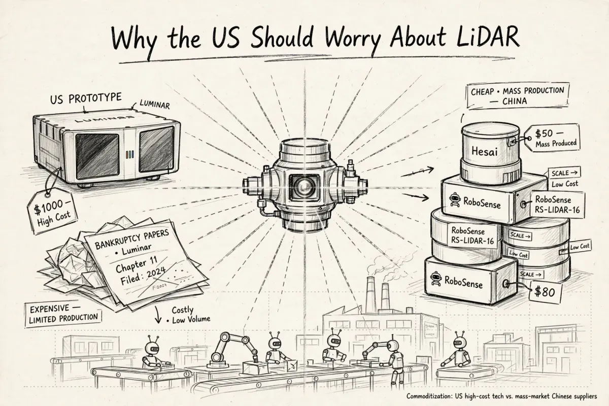 Why US Government Should Worry About the Commoditization of LiDAR