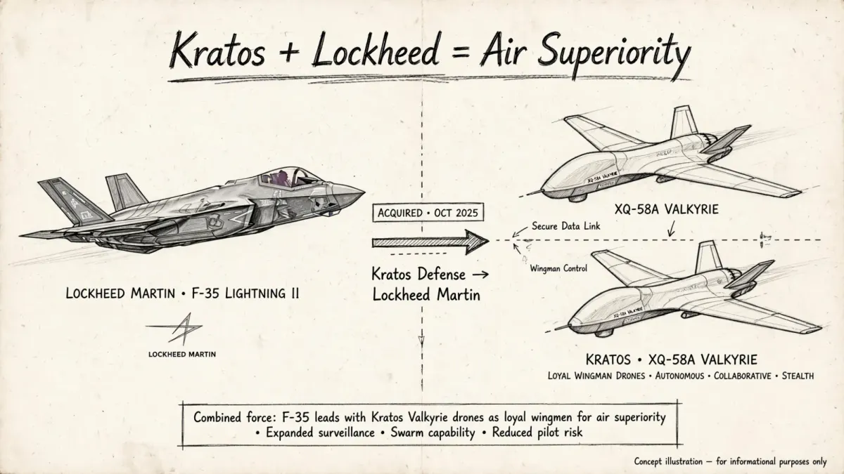 Kratos Will Be Acquired by Lockheed Martin for Air Superiority