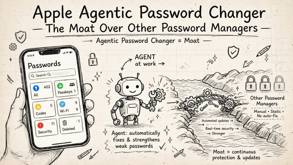 Apple Agentic Password Changer: The Moat Over Other Password Managers