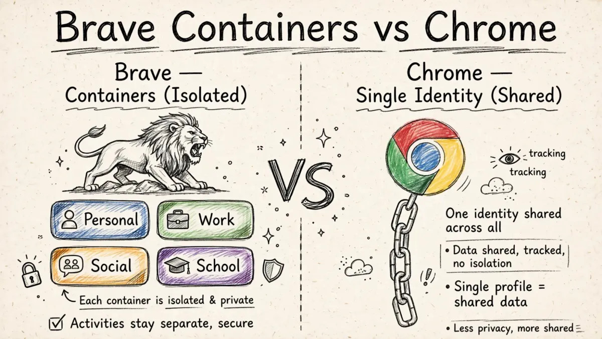 Brave's New Containers Feature Will Challenge Chrome's Dominance