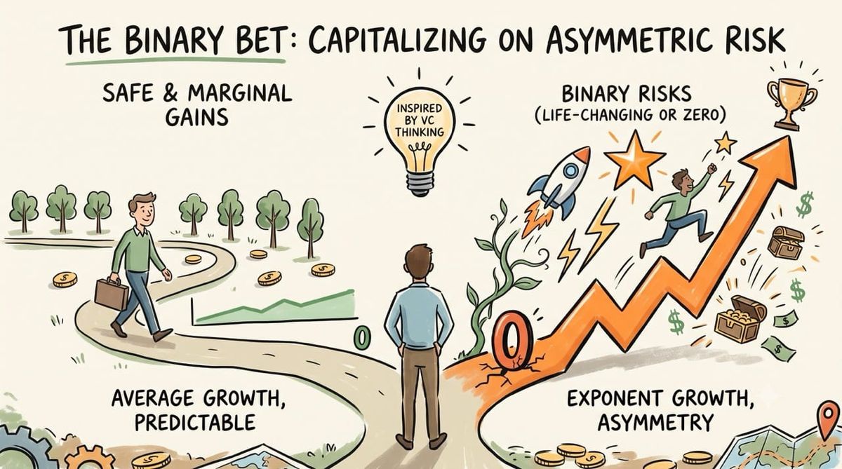 The Binary Bet: Capitalizing on the Asymmetry of Risk