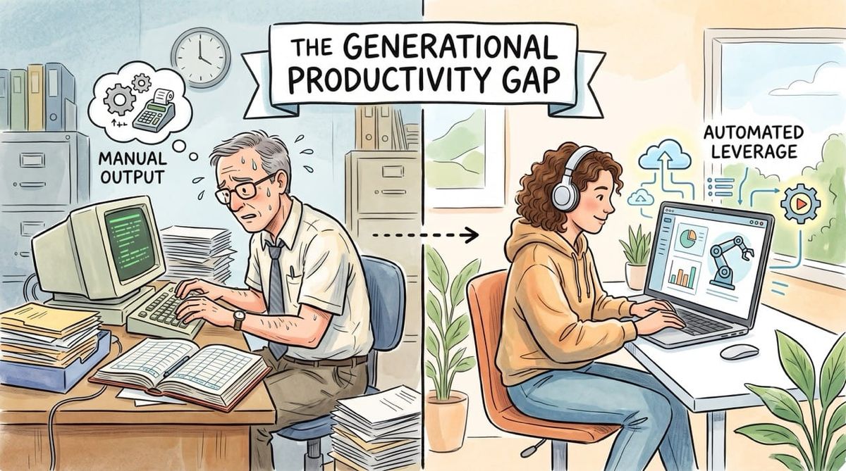 Why Hard Work Looks Different Now: The Generational Productivity Gap