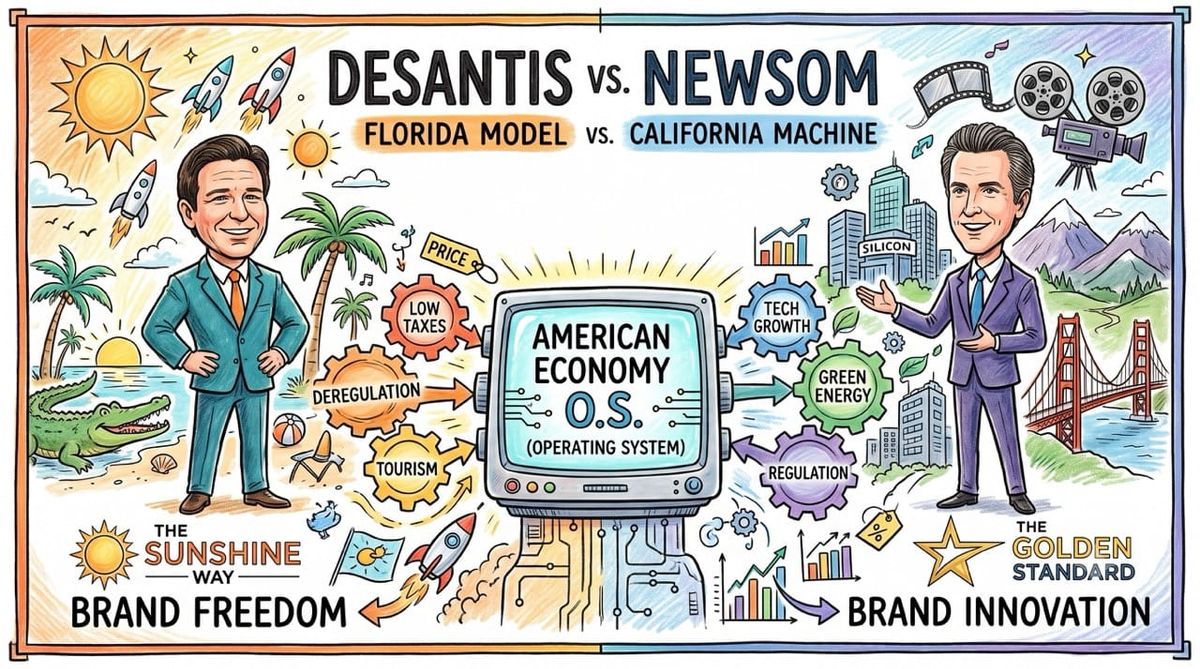 DeSantis vs. Newsom: The Florida Model vs. The California Machine