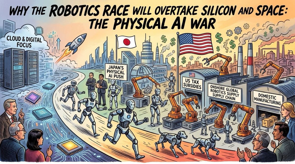 Why the Robotics Race Will Overtake Silicon and Space: The Physical AI War