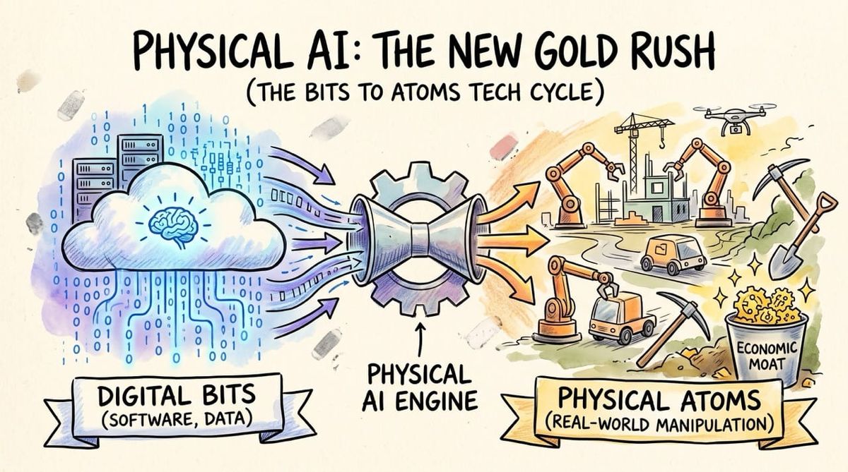 Why Physical AI is the New Gold Rush (The "Bits to Atoms" Tech Cycle)