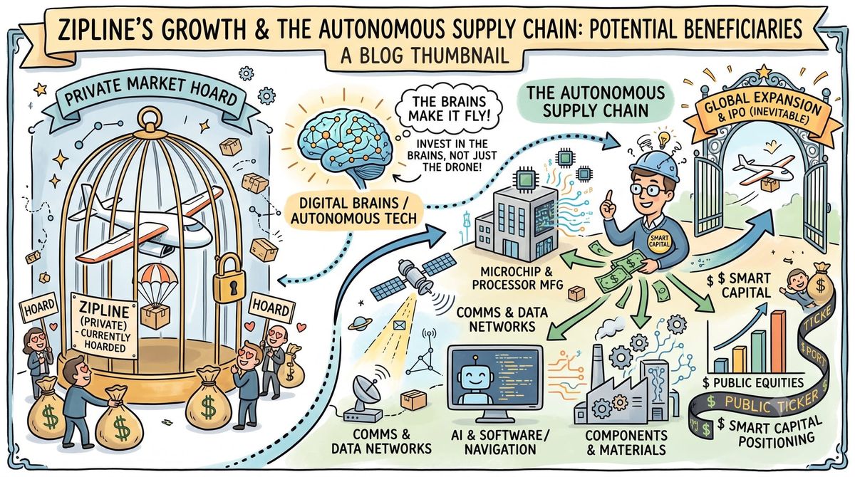 The Potential Beneficiaries of Zipline's Growth: The Autonomous Supply Chain