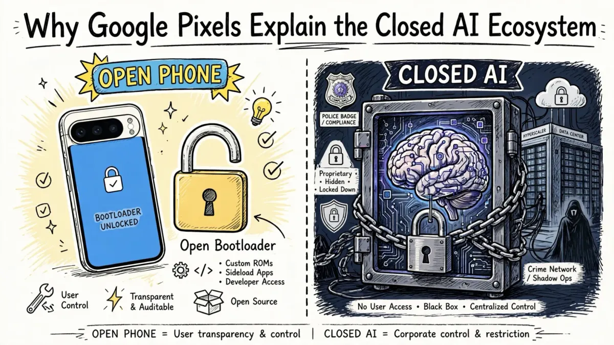 Why Google (and Graphene OS) Pixels Explain the Closed AI Ecosystem