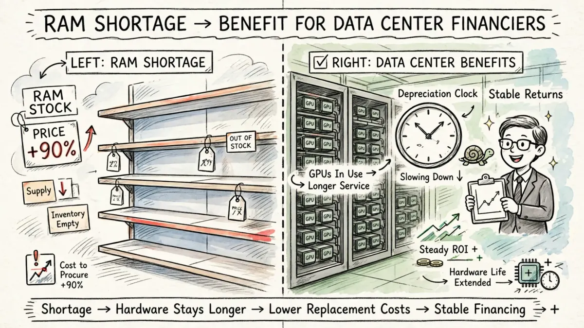 The RAM Shortage That Saves Data Center Investors?