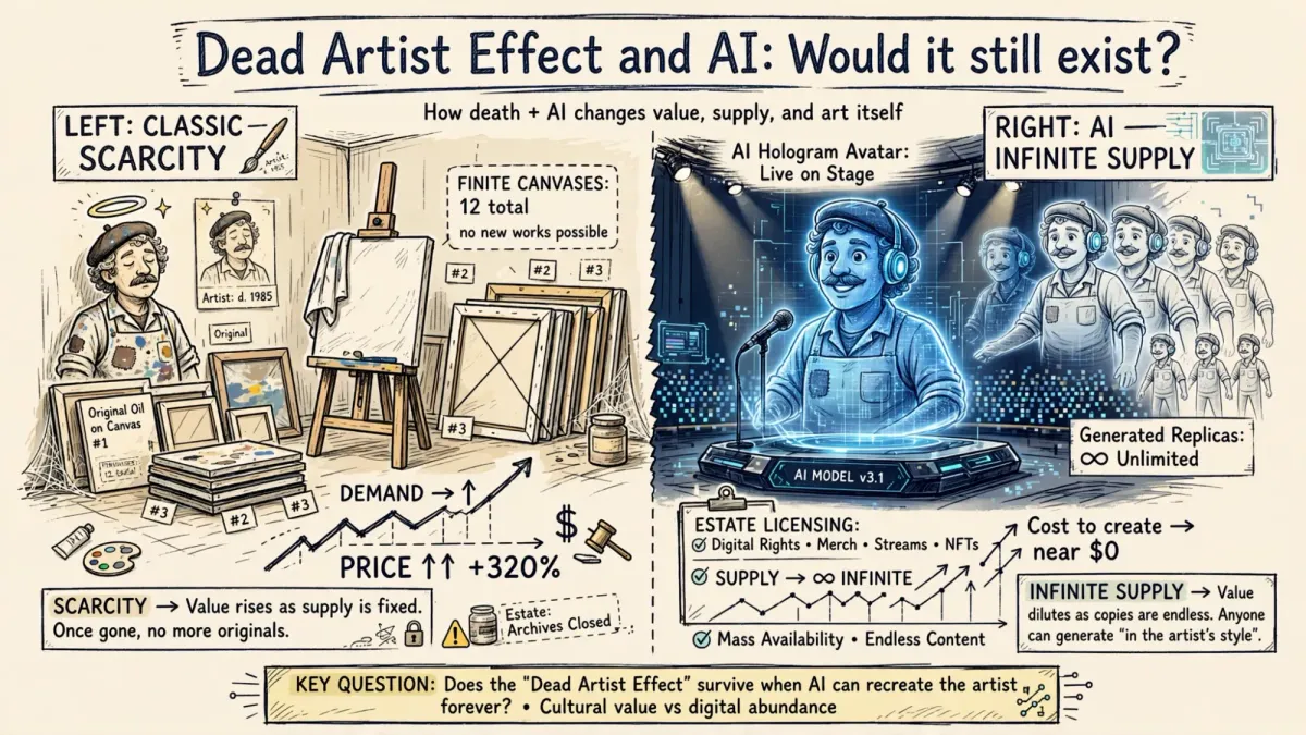 Dead Artist Effect & AI: Would it still exist?