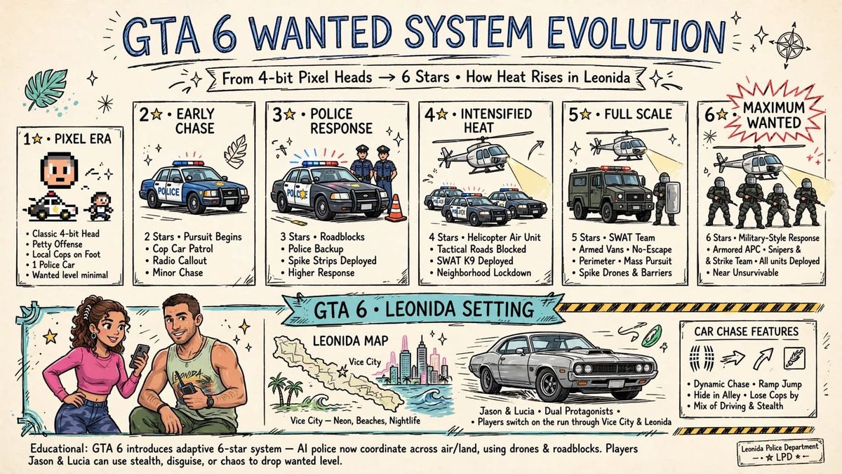 GTA 6's Wanted System (Not Just An Upgrade. It's a Complete Reinvention of How You Get Away)