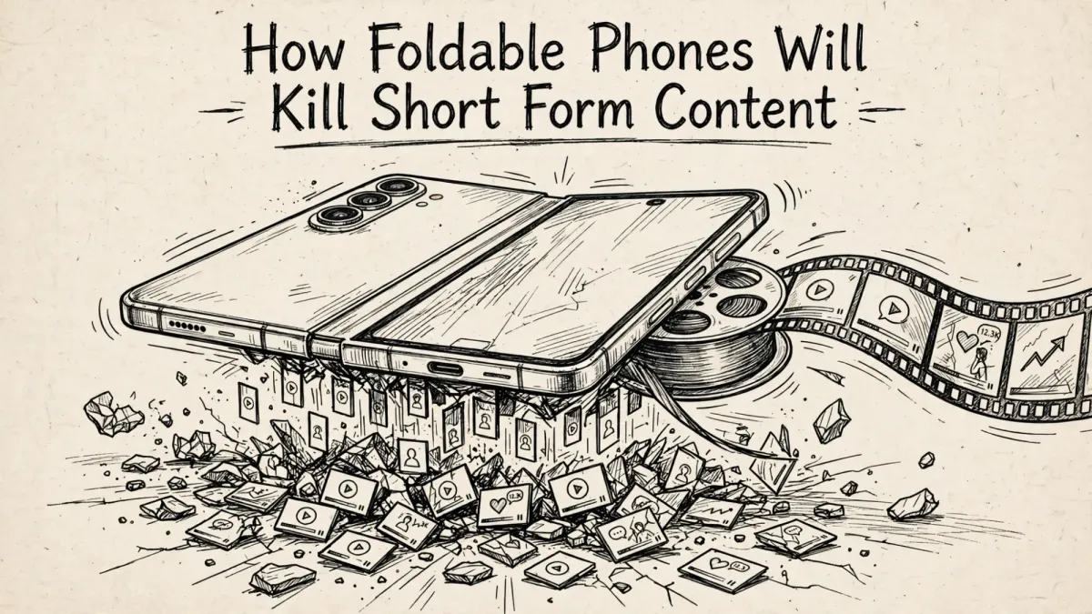 How Foldable Phones Will Kill Short Form Content
