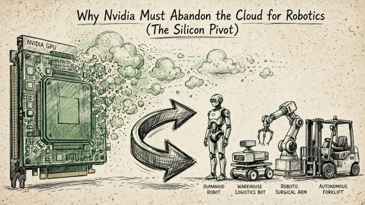 Why Nvidia Must Abandon the Cloud for Robotics (The Silicon Pivot)
