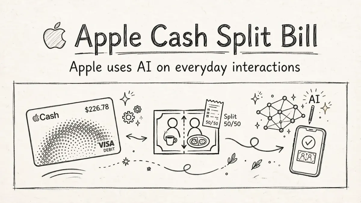 Apple Cash Split Bill: Apple Cleverly Uses AI On Something You Actually Do