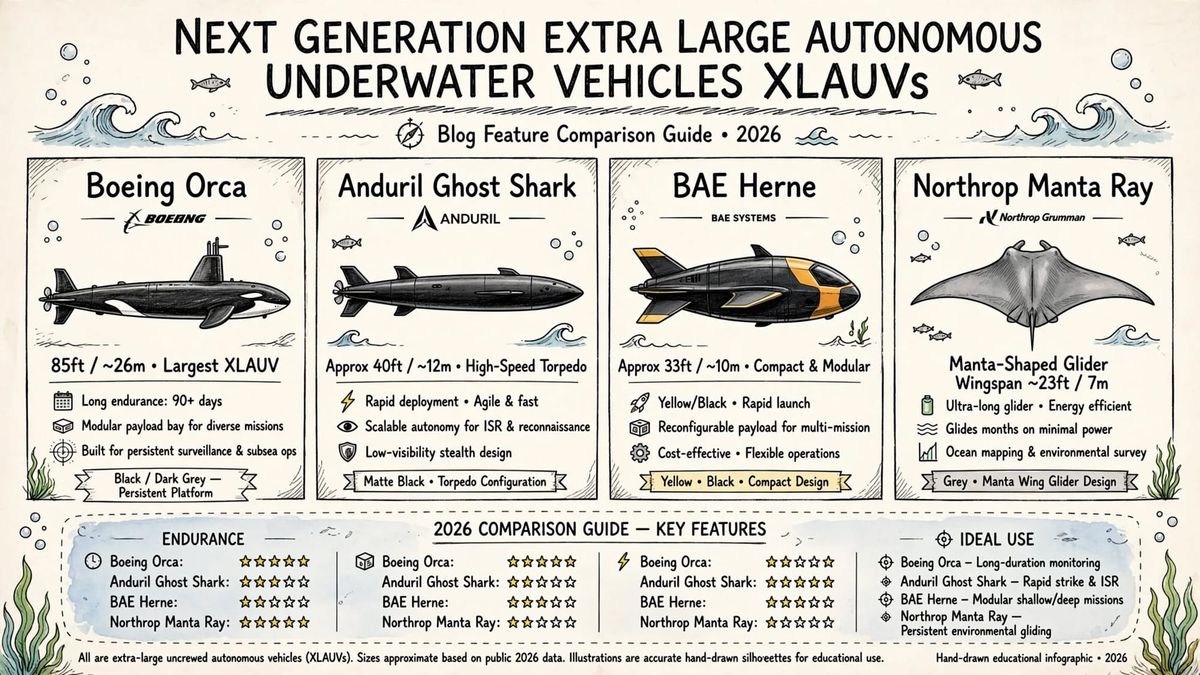 Next-Generation Extra Large Autonomous Underwater Vehicles (XLAUVs) — The Submarine That Doesn't Need Humans