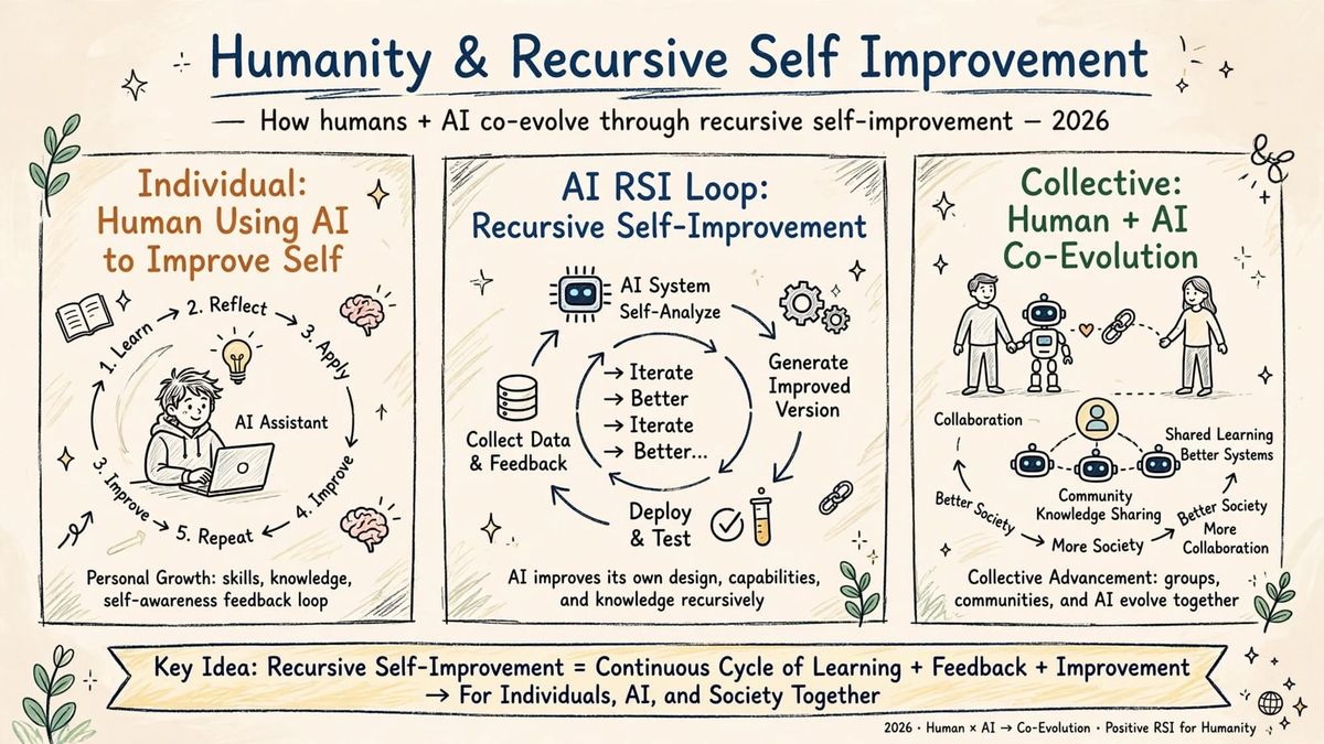 Humanity and Recursive Self Improvement