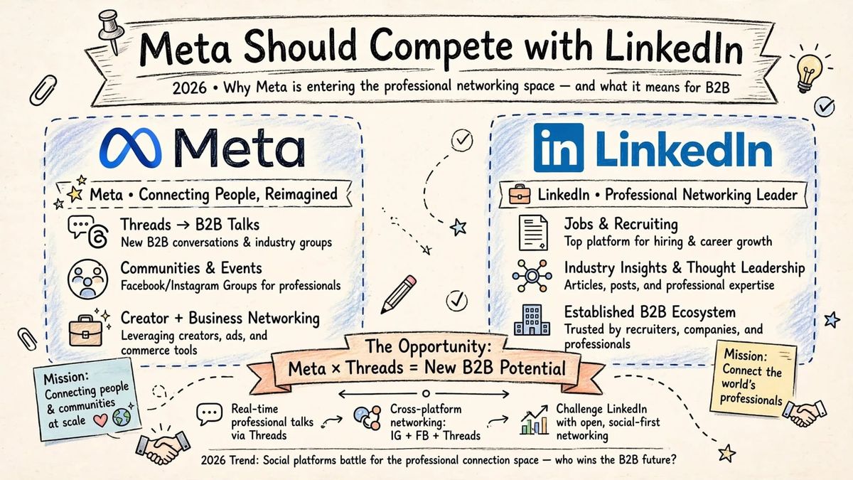Meta Should Compete with LinkedIn