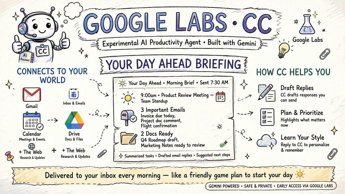 Google CC: Your Inbox Now Has an AI Agent