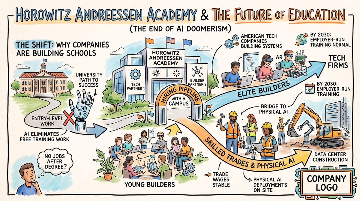 Horowitz Andreessen Academy and The Future of Education (The End of AI Doomerism)