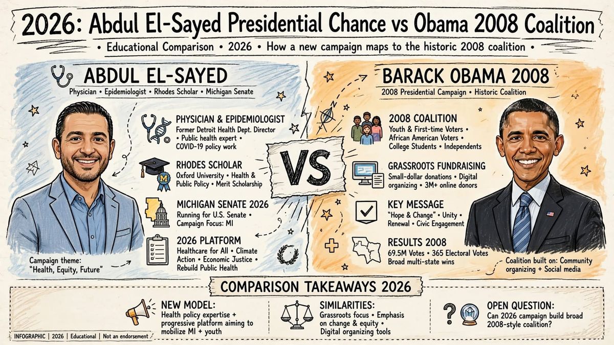 Could Abdul El-Sayed Become a President One Day (like Obama did)?