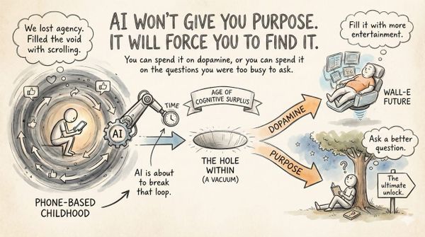 AI Won’t Give You Purpose. It Will Force You to Find It.