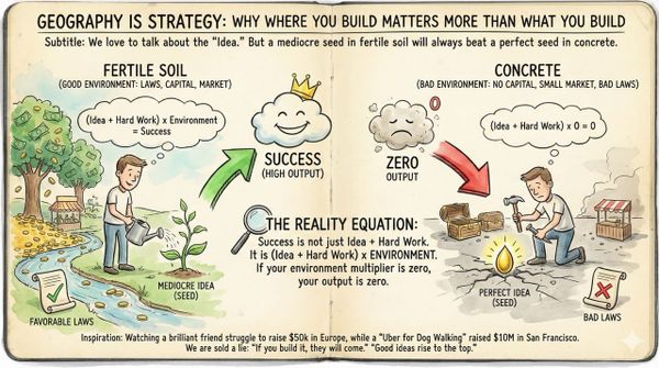 Geography is Strategy: Why Where You Build Matters More Than What You Build