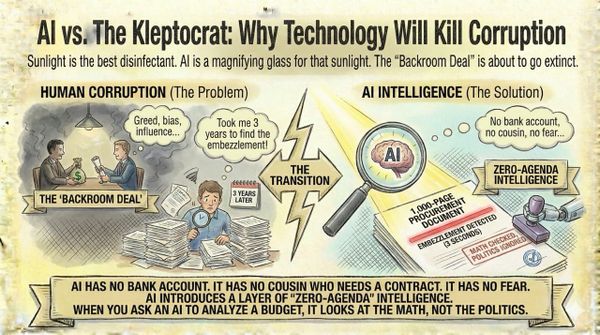 AI vs. The Kleptocrat: Why Technology Will Kill Corruption