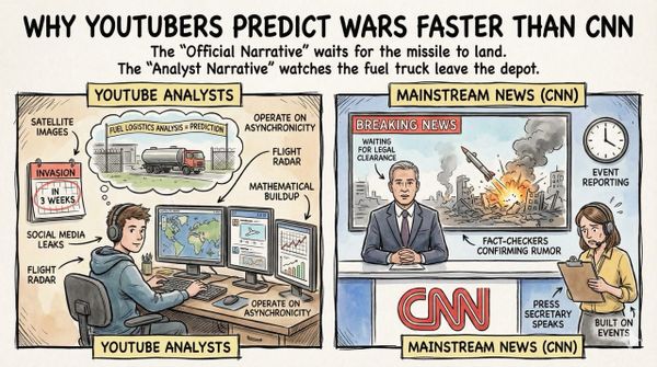 Why YouTubers Predict Wars Faster Than CNN