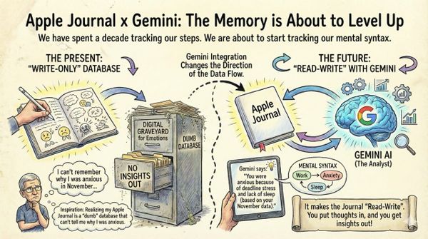 Apple Journal x Gemini: The Memory is About to Level Up