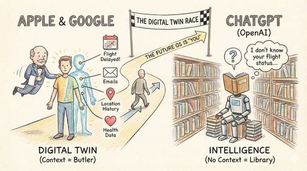 The Digital Twin Race: Why Apple and Google Will Crush ChatGPT