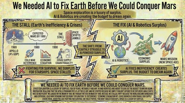 We Needed AI to Fix Earth Before We Could Conquer Mars