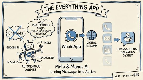 How Meta and Manus AI Are Turning WhatsApp Into a Digital Economy (The Everything App)