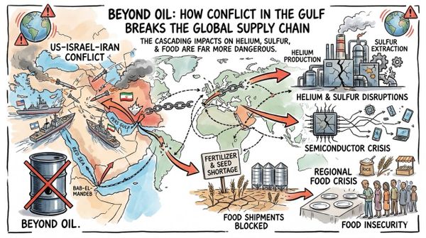 Beyond Oil: How the US-Israel-Iran Conflict Breaks the Global Supply Chain