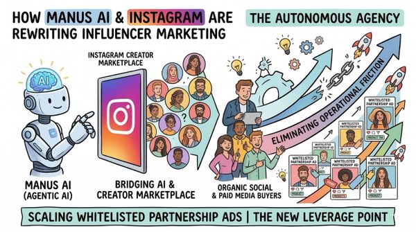 How Manus AI and Instagram are Rewriting Influencer Marketing: The Autonomous Agency