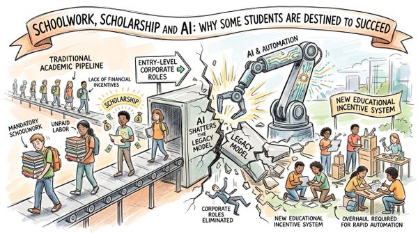 Schoolwork Scholarship and AI: Why Some Students Are Destined to Succeed