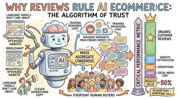 Why Reviews Rule AI Ecommerce: The Algorithm of Trust