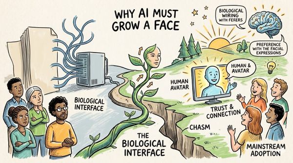 Why AI Must Grow a Face Before AGI: The Biological Interface