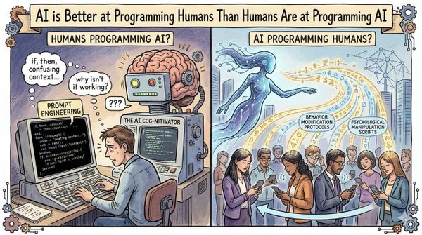AI is Better at Programming Humans Than Humans Are at Programming AI