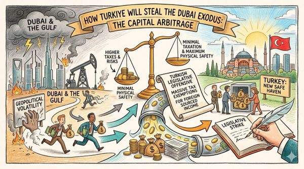 How Turkiye Will Steal the Dubai Exodus: The Capital Arbitrage