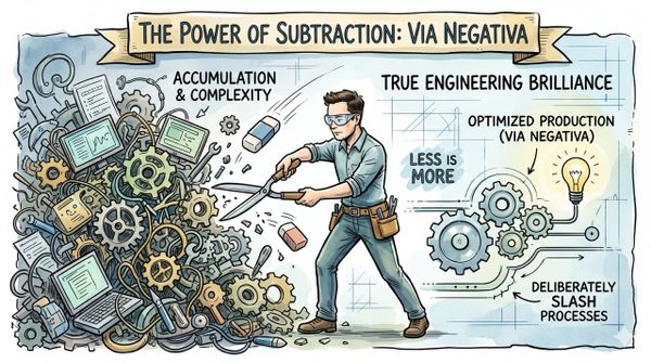 The Power of Subtraction: Why Via Negativa is the Ultimate Optimization