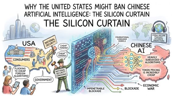 Why the United States Might Ban Chinese Artificial Intelligence: The Silicon Curtain: