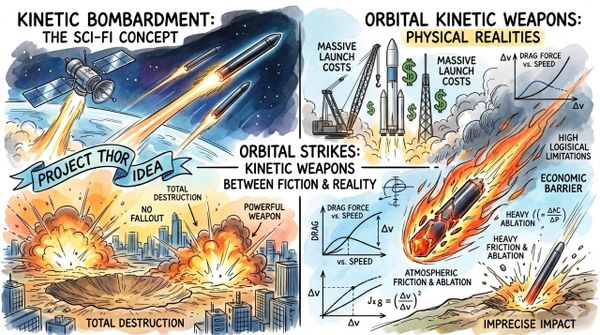 The Physics of Orbital Strikes: Why Tungsten Kinetic Weapons Remain Science Fiction