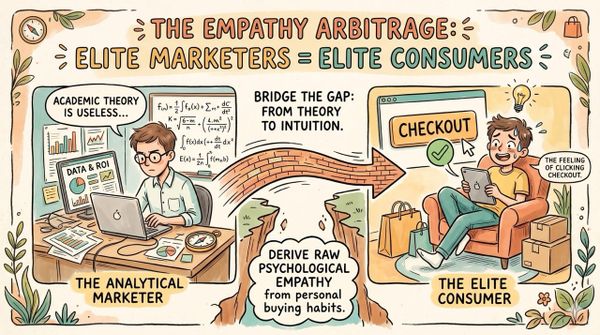 The Empathy Arbitrage: Why Elite Marketers Must Be Elite Consumers