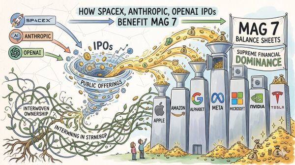 How SpaceX, Anthropic, and OpenAI IPO Will Benefit Mag 7