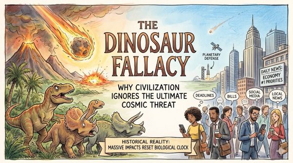 The Dinosaur Fallacy: Why Civilization Ignores the Ultimate Cosmic Threat