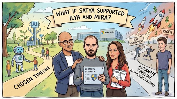 What if Satya Supported Ilya and Mira Instead of Sam?