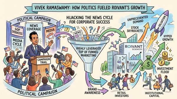 Roivant Sciences & How Vivek Ramaswamy Skyrocketted The Growth Through Politics