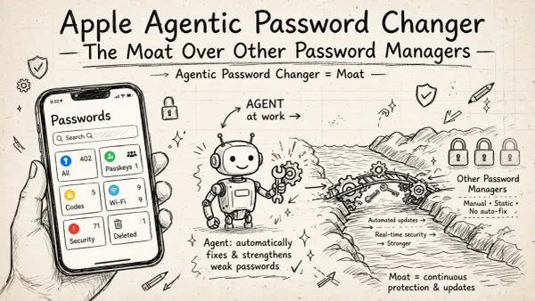 Apple Agentic Password Changer: The Moat Over Other Password Managers