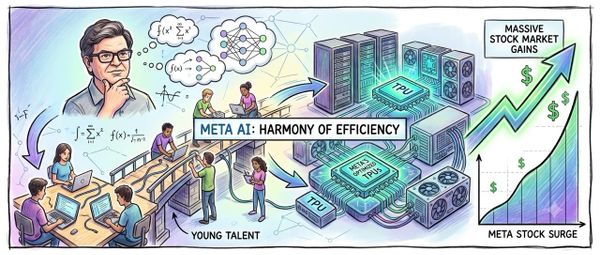 Meta AI: Harmony of Efficiency (Google TPUs, Yann LeCun, Alex Wang)