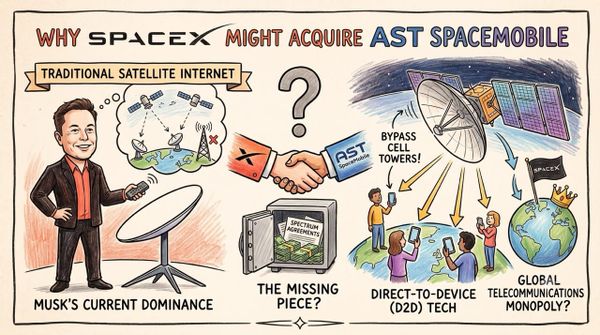 Why SpaceX Might Acquire AST SpaceMobile