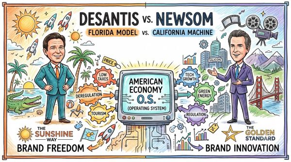 DeSantis vs. Newsom: The Florida Model vs. The California Machine